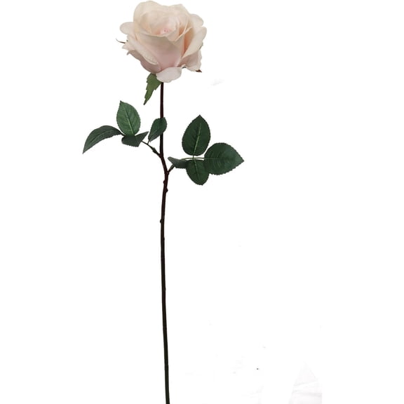Pack of 4 – 27" Real Touch Pink Rose Stem – Artificial Flower with 4" Diameter Bloom