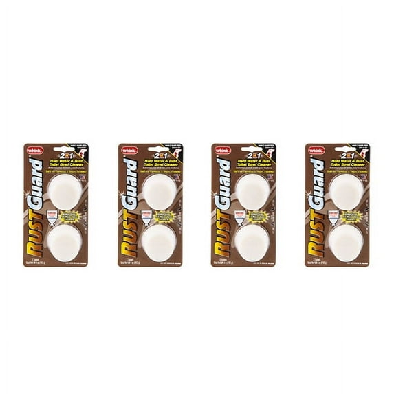 Pack of 4 4 OZ Rust Guard, Time Released Toilet Bowl Cleaner