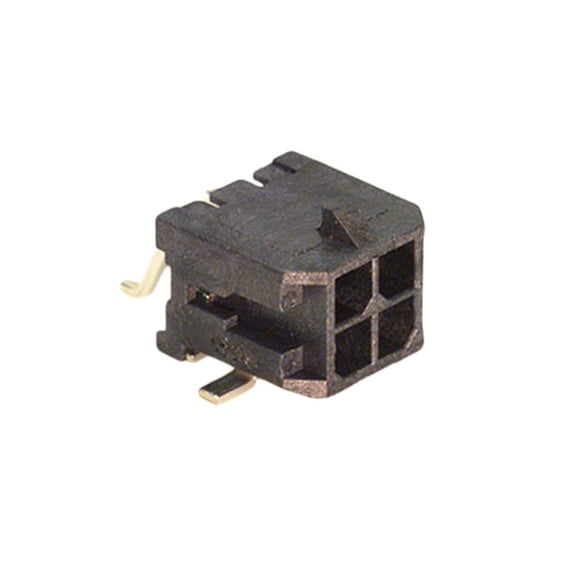 Pack of 4 43045-0409 CONN HDR SMD R/A 4POS 3MM :RoHS, Cut Tape