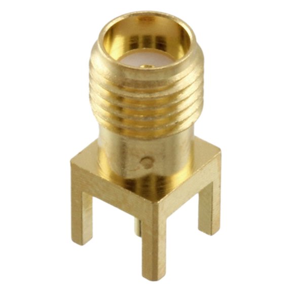 Pack of 4 73391-0060 Conn SMA 0Hz to 18GHz 50Ohm Solder ST Thru-Hole RCP Gold , Bulk, RoHS