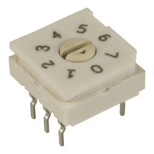 Pack of 4 94HAB08T Dip Switch Octal 8 Position Through Hole Rotary for Tool Actuator 100mA 50VDC :RoHS