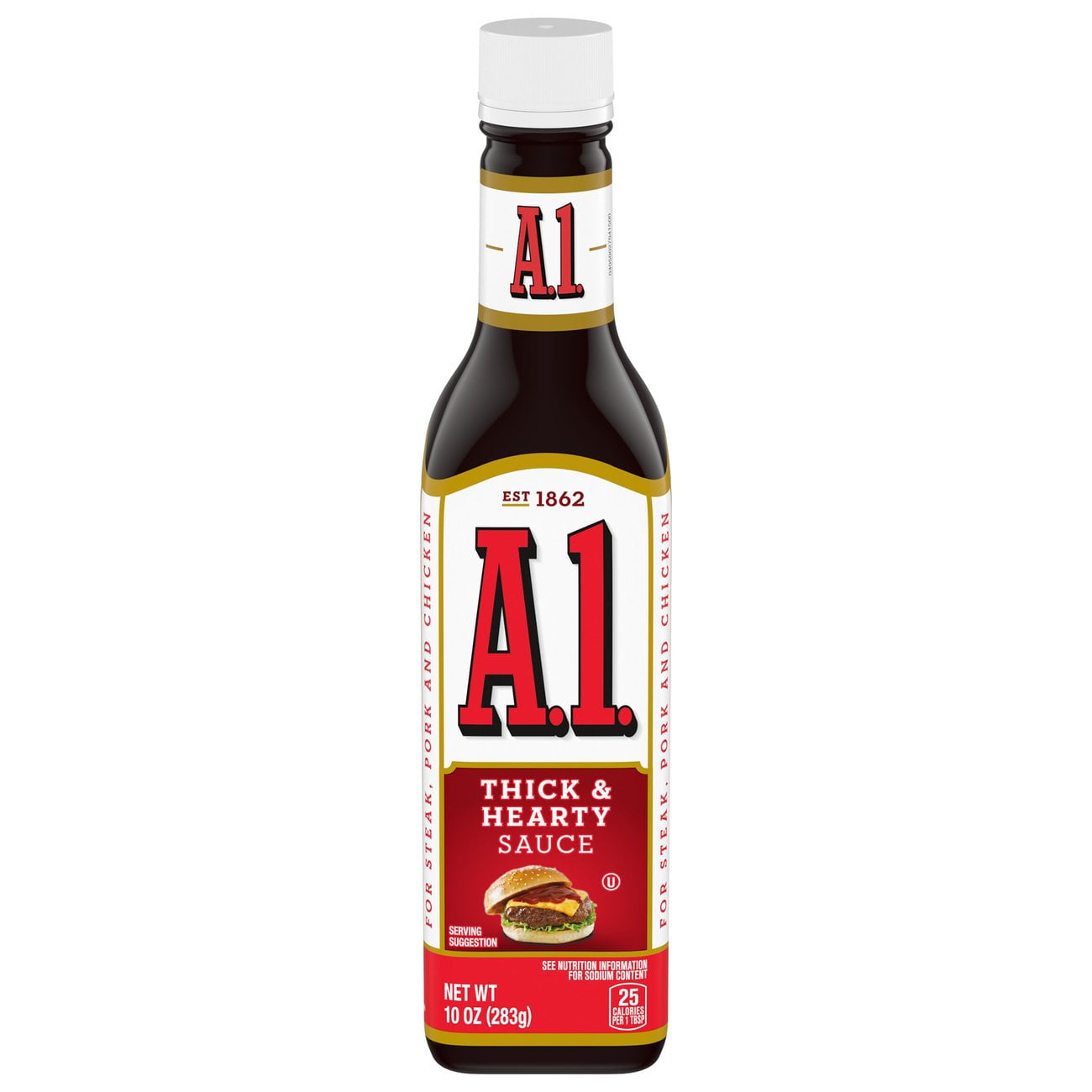 Pack of 4 A1 Thick & Hearty Steak Sauce - 10 oz - Package may vary