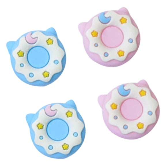 Pack of 4 Analog Rocker Caps for NS Gaming Accessories Game Controller Thumbstick Covers Silicone Joystick Cap