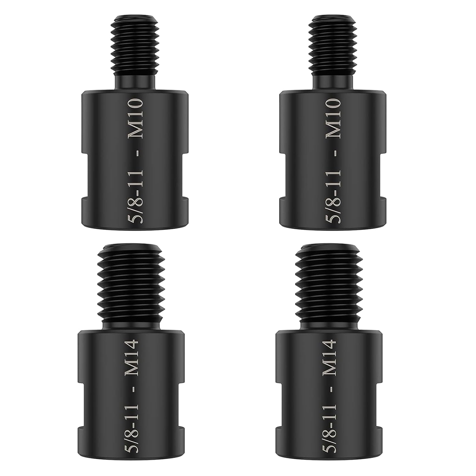 Thread Convert Adapters Pack of 4 Angles Grinders Thread Adapters Convert 5/8~11 Female to M 10 ...