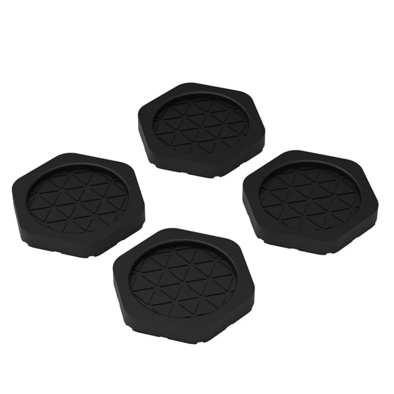 Pack of 4 Anti Vibration Mats for Securing Washers and Protecting Floors