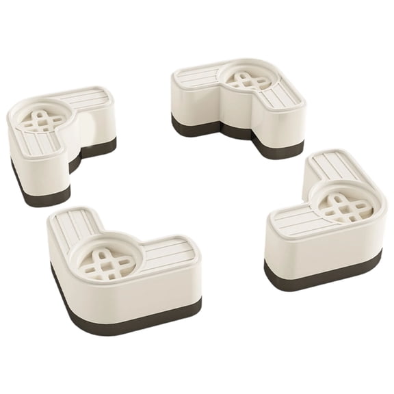 Pack of 4 Anti Vibrations Mats Floor Protections Pads for Home Appliances like Washers and Fridges to Maintain Stability