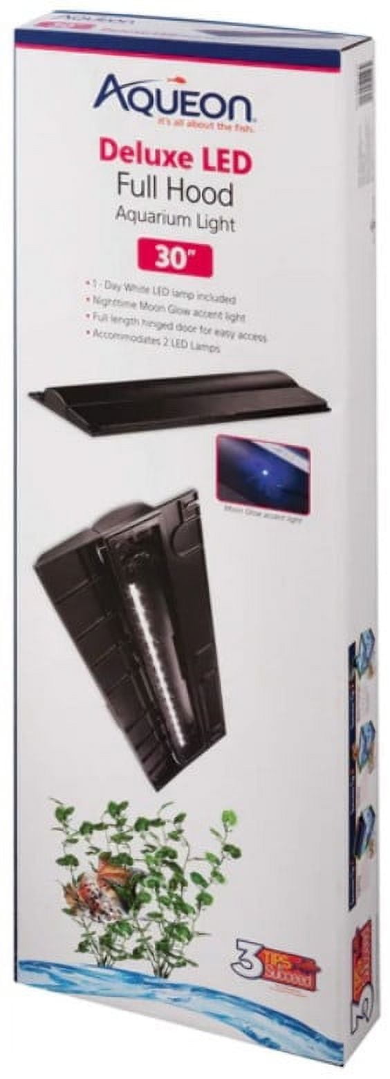 [Pack of 4] Aqueon Deluxe LED Full Hood for Aquariums 30"L x 9.63"W