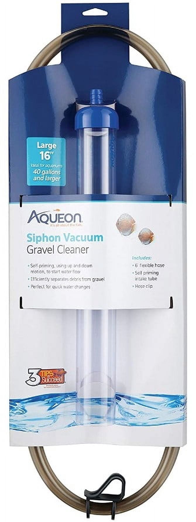 [Pack of 4] Aqueon Siphon Vacuum Gravel Cleaner Large 16" long
