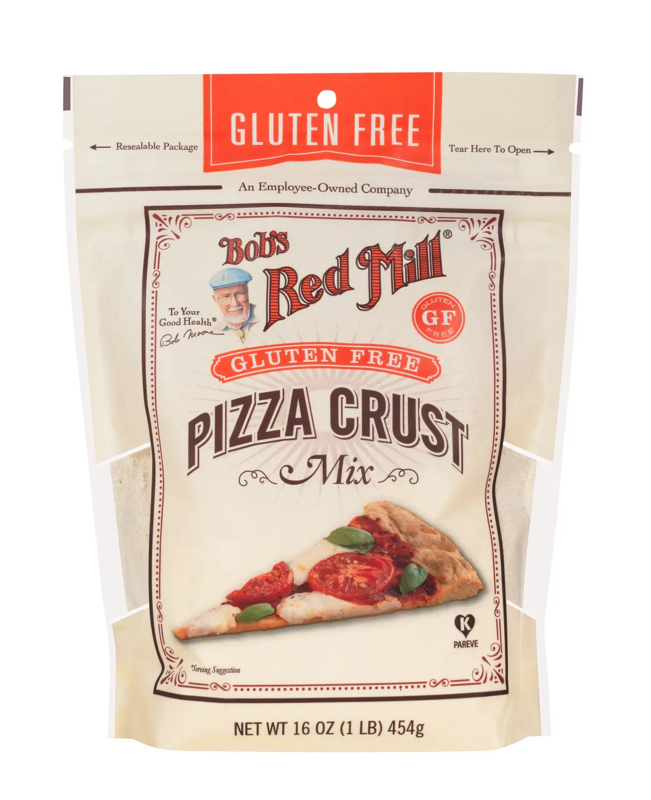 Pack of 4, Bobs Red Mill Gluten Free Pizza Crust Mix, 16 oz