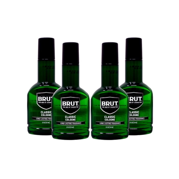Pack of (4) Brut Cologne, Original Fragrance, 5 fl. Oz.