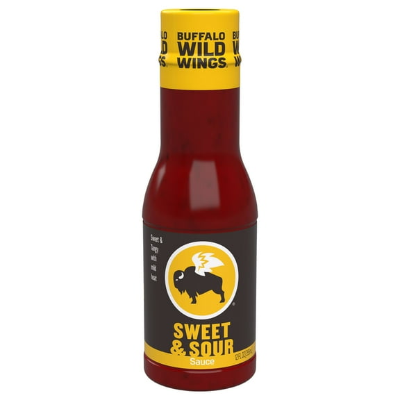 Pack of 4 Buffalo Wild Wings Sweet & Sour Sauce - 12 oz - Package may vary