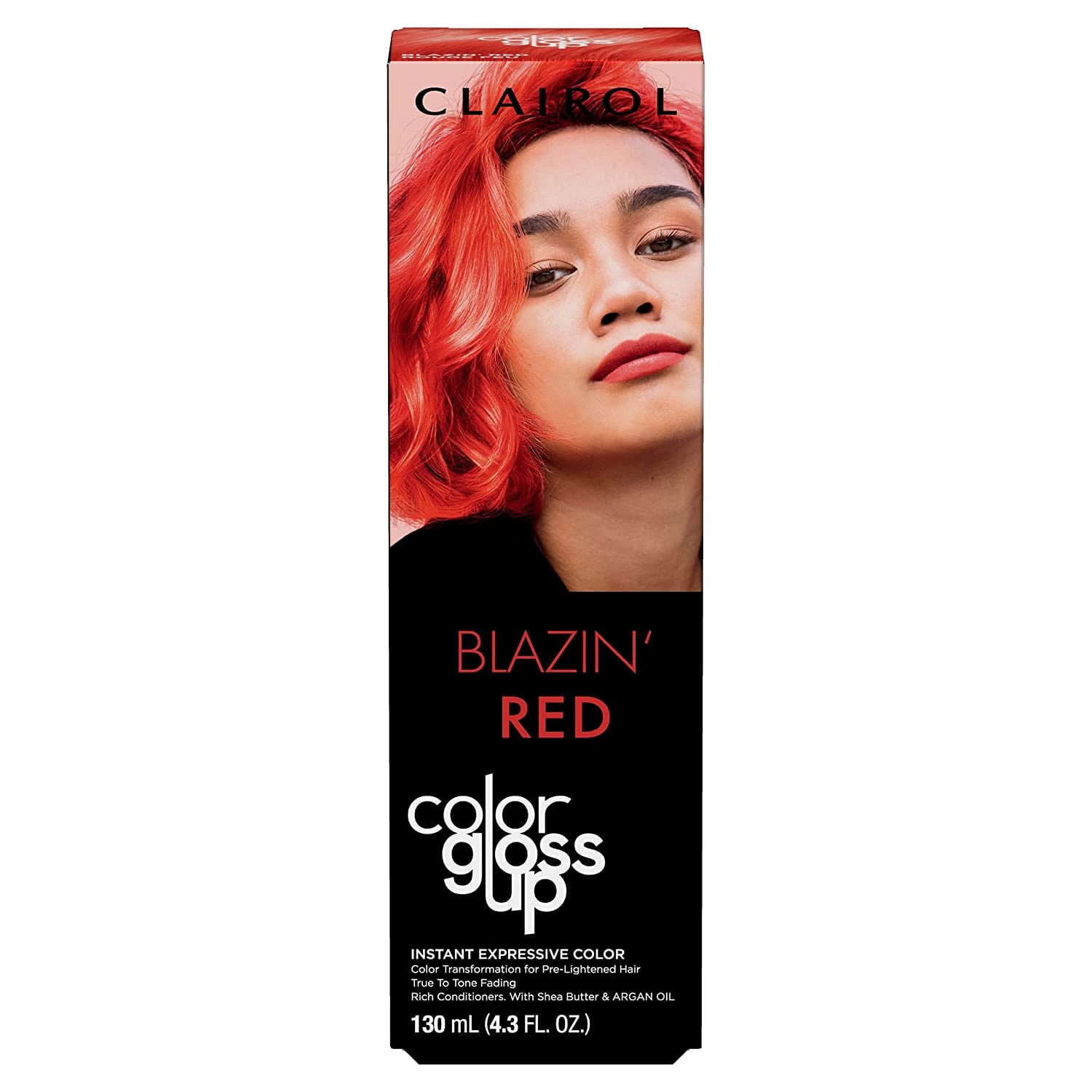 Pack of (4) Clairol Color Gloss Up Temporary Hair Dye, Blazing Red Hair Color