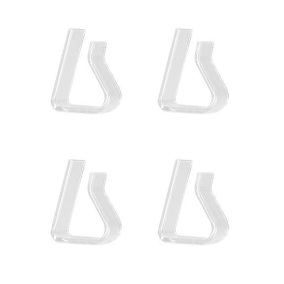 Pack of 4 Clear Tablecloth Clips Keep Your Table Covers Secure and Looking Great for School Dormitory Table Decor