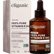 Pack of 4 Cliganic Pure Vitamin E Oil 2 Fl Oz