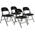 thumbnail image 1 of (Pack of 4) Commercialine® 900 Series All-Steel Folding Chair, Black, 1 of 8