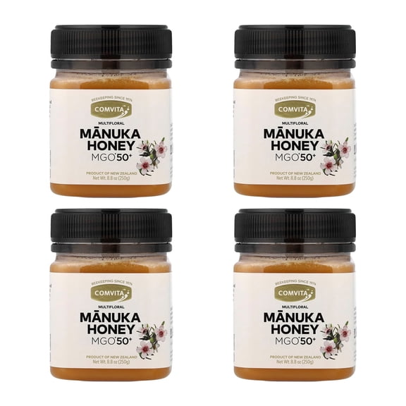 (Pack of 4) Comvita MGO 50 Multifloral Honey 8.8 Oz