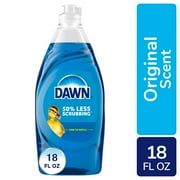 Pack of 4 Dawn Ultra, Original Scent, Liquid, Dish Soap, 18 fl oz (packaging may vary)