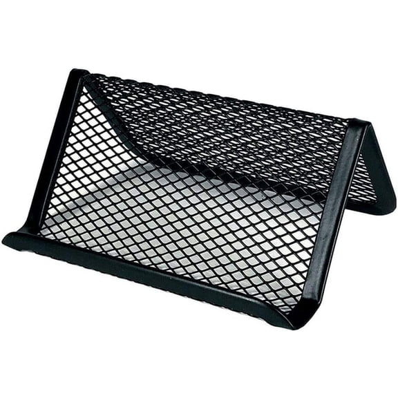 Pack of 4 Desktop Mesh Business Card Holder Memo Holder for School Office Desk