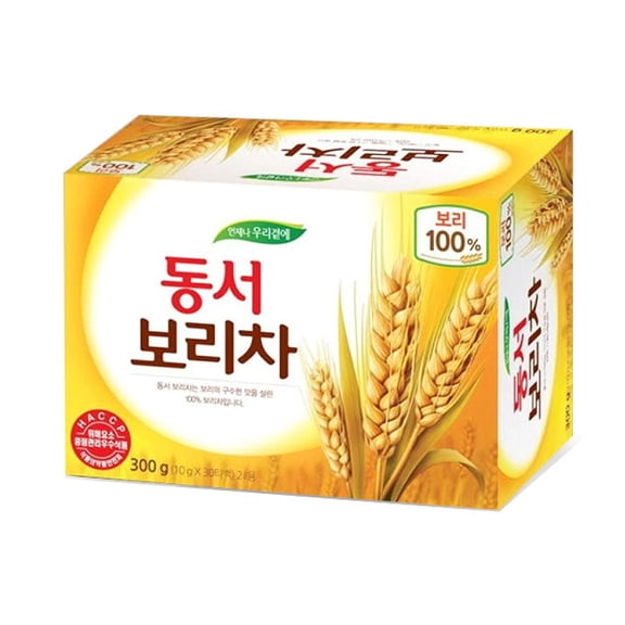 [Pack of 4] Dong Suh Korean Tea 100% Roasted Barley Tea Bag 300g (10g x 30 tea bag)