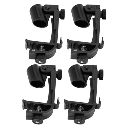 Pack of 4 Drum Set Microphone Clip Drum Rim Mic Clamps Holder for Drummer