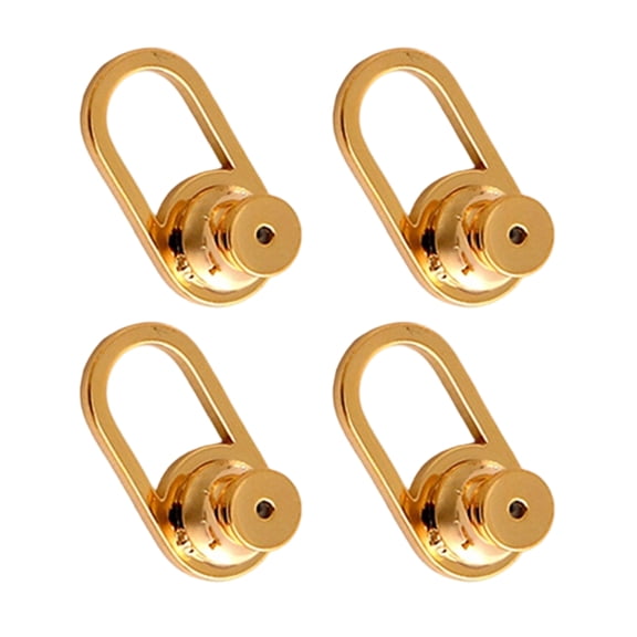 Pack of 4 Earring Backs Studs Earring Support U Shaped Earring Stabilizers Stylish Metal Lifter for Heavy Earrings