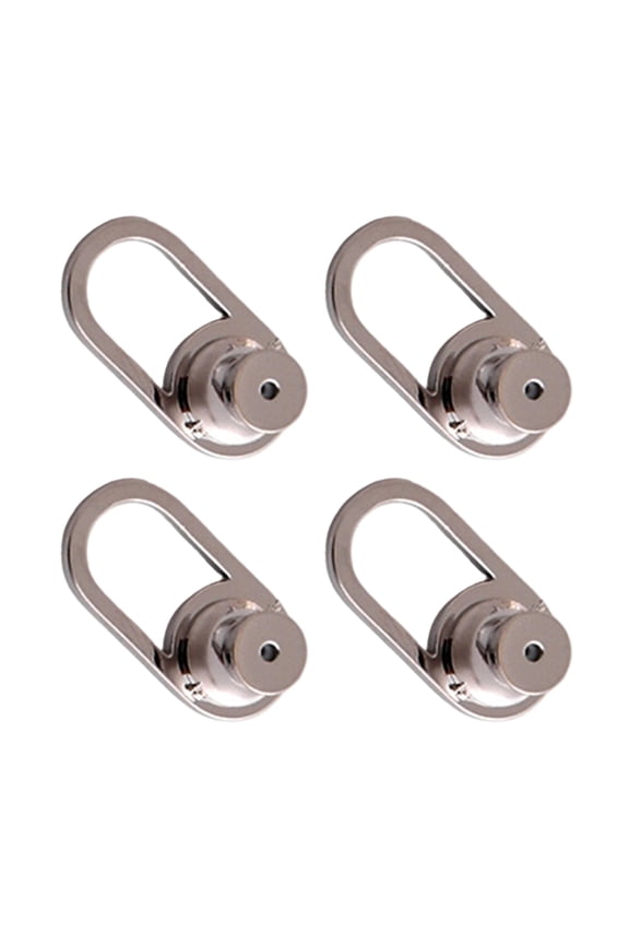 Pack of 4 Earring Lifter Backs Replacements Metal Support for Droopy Ears Heavy Earrings Backings Earring Stabilizers