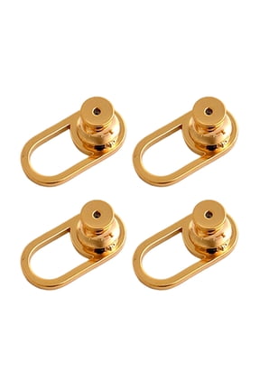 Pack of 4 Earring Lifter Backs Replacements Metal Support for Droopy Ears Heavy Earrings Backings Earring Stabilizers