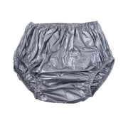 Pack of 4 Elastic Waist Adult Water Resistant Incontinences Underwear Protective Diaper Covers Reusable Plastic Pants