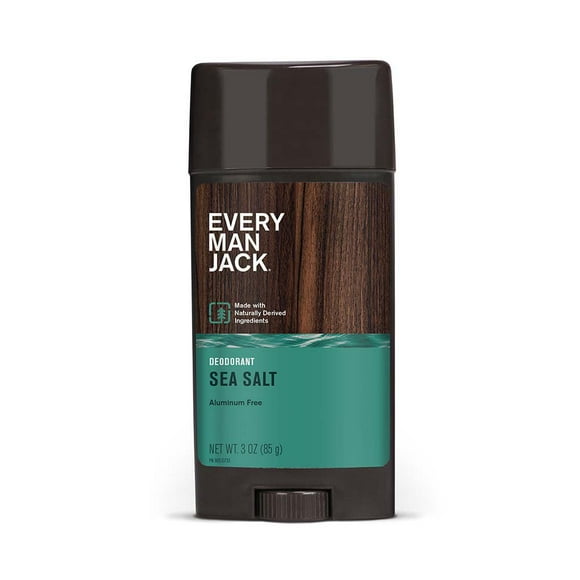 Pack of 4 Every Man Jack Deodorant - Sea Salt - 2.7 oz - Package may vary