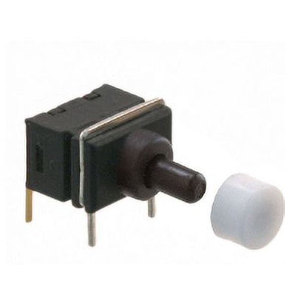 Pack of 4 FP11SPA1B1TP01 Pushbutton Switch SPST-NO Standard Through Hole, Right Angle :RoHS
