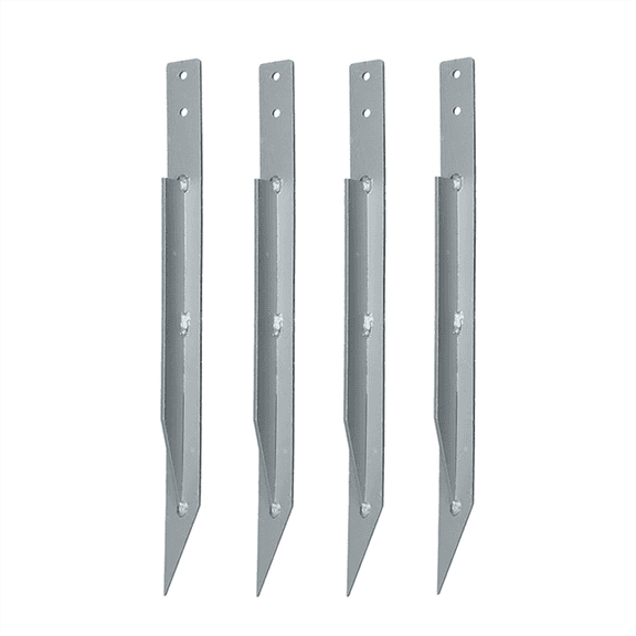 Pack of 4 Fence Post Repair - Upgraded Anchor Ground Spike for Tilted/Broken Wood ywm58