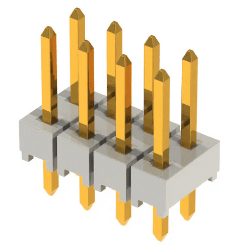 Pack of 4 HTSW-104-07-G-D Connector Header Vert 8 Position 2.54MM :RoHS