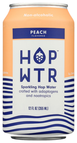 (Pack of 4) Hop Water Peach 6-Pack 72 Fo
