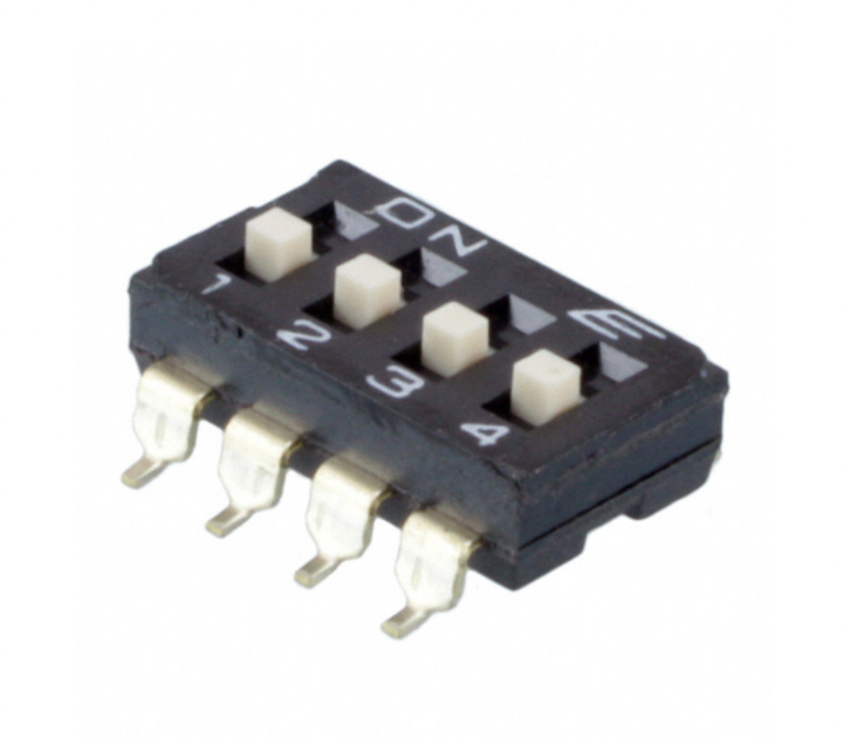 Pack Of 4 KAE04LGGT Dip Switch SPST 4 Position Surface Mount Slide Pack Of 4 KAE04LGGT Dip Switch SPST 4 Position Surface Mount Slide