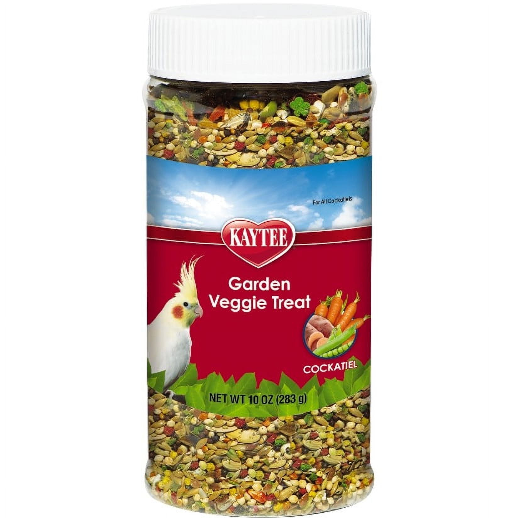 [Pack of 4] Kaytee Fiesta Garden Veggie Treat Cockatiel 10 oz