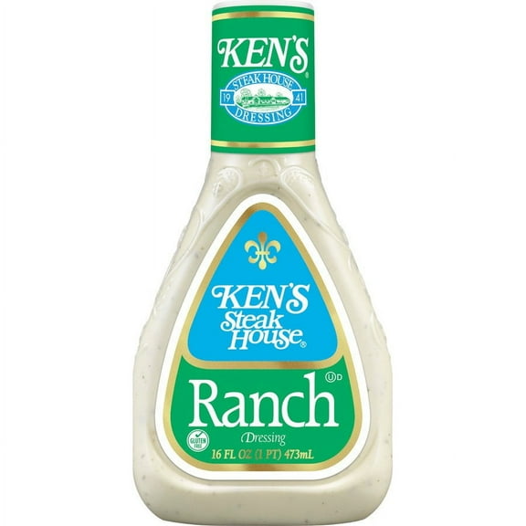 Pack of 4 Ken's Steak House Ranch Dressing - 16 oz - Package may vary