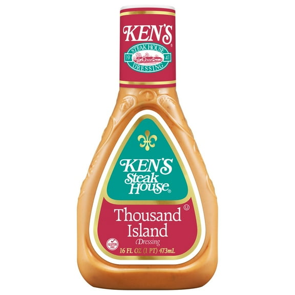 Pack of 4 Ken's Steak House Thousand Island Dressing - 16 oz - Package may vary
