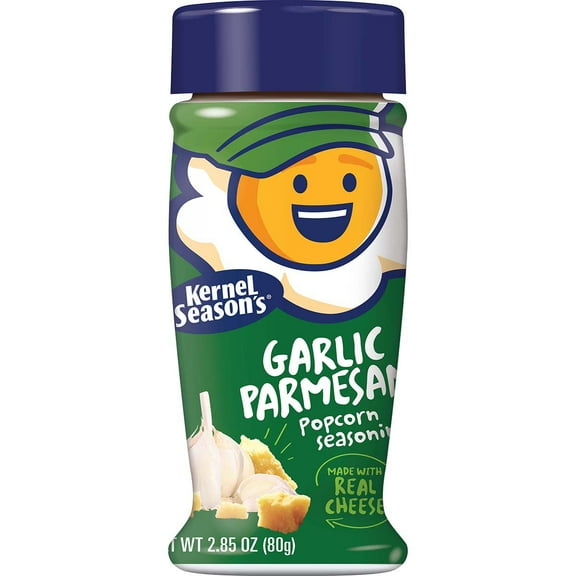 Pack of 4 Kernel Season's Parmesan and Garlic Popcorn Seasoning - 2.85 oz - Package may vary