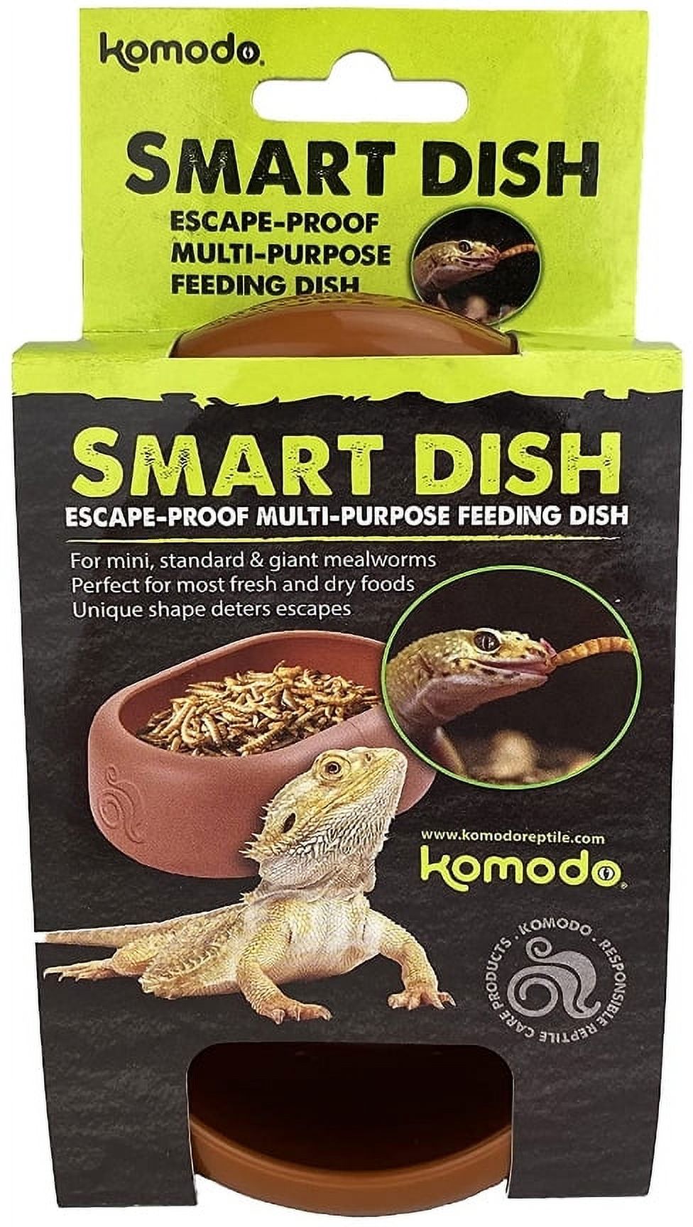 [Pack of 4] Komodo Smart Dish for Reptiles 1 count