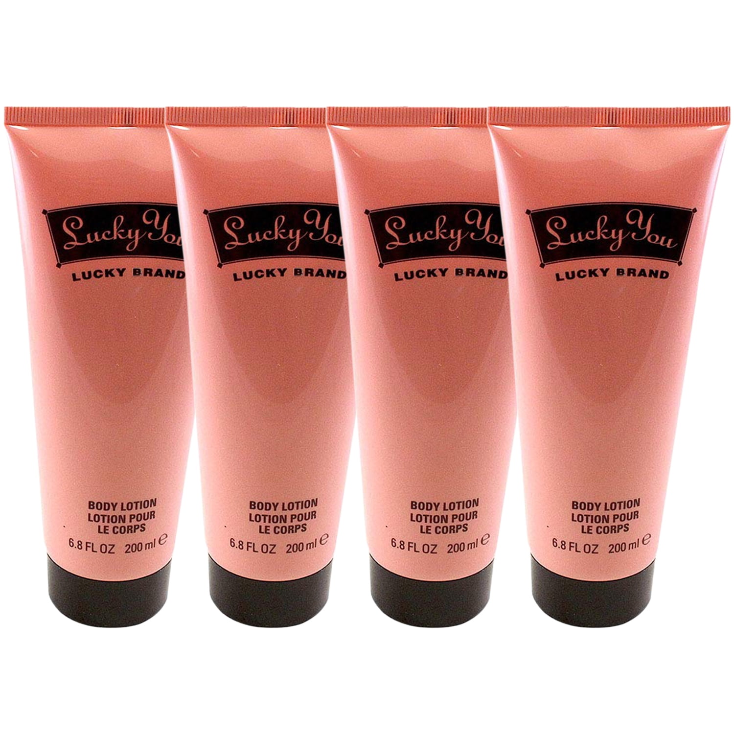 Pack of (4) Lucky Brand Lucky You Body Lotion for Women, 6.7 Ounce