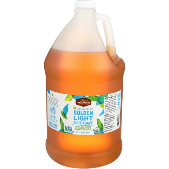 Pack of 4 Madhava Agave Nectar Light Organic 17.6 oz