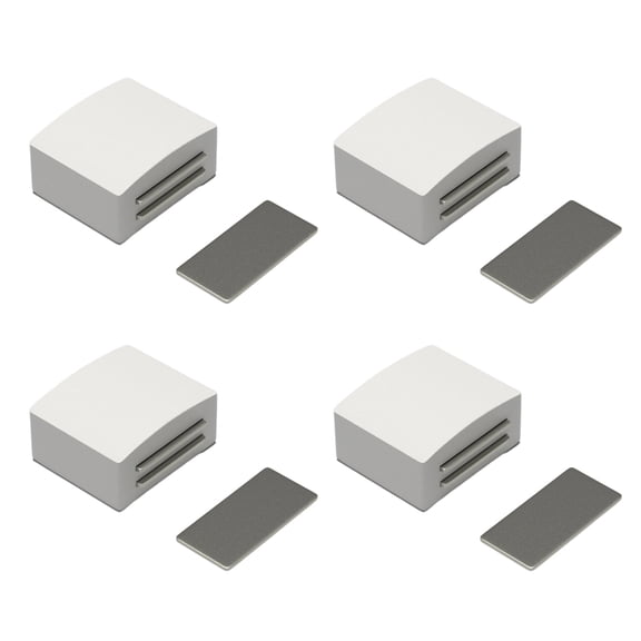 Pack of 4 Magnetic Cabinet Door Catchers No Drill Install Furniture Hardware