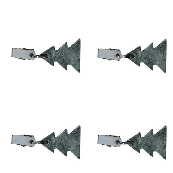 Pack of 4 Marble Tablecloth Weights Decorative Stone Anchors Table Accessories for Outdoor Weddings Garden Parties