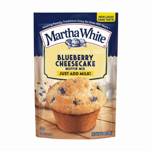 Pack of 4 Martha White Blueberry Cheesecake Muffin Mix 7 OZ