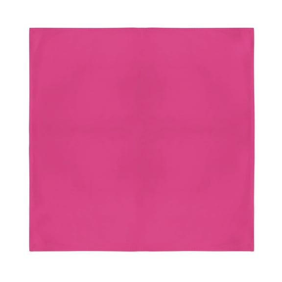 Pack of 4 Men's Large Handkerchiefs 100% Cotton Solid Hankie (Hot Pink)