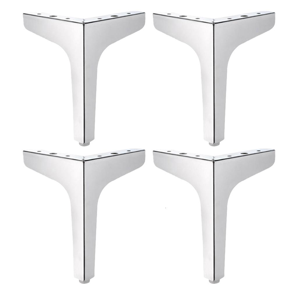 Bench Feet Pack of 4 Metal Cabinet Feet High Strength Metal Furniture Feet ...