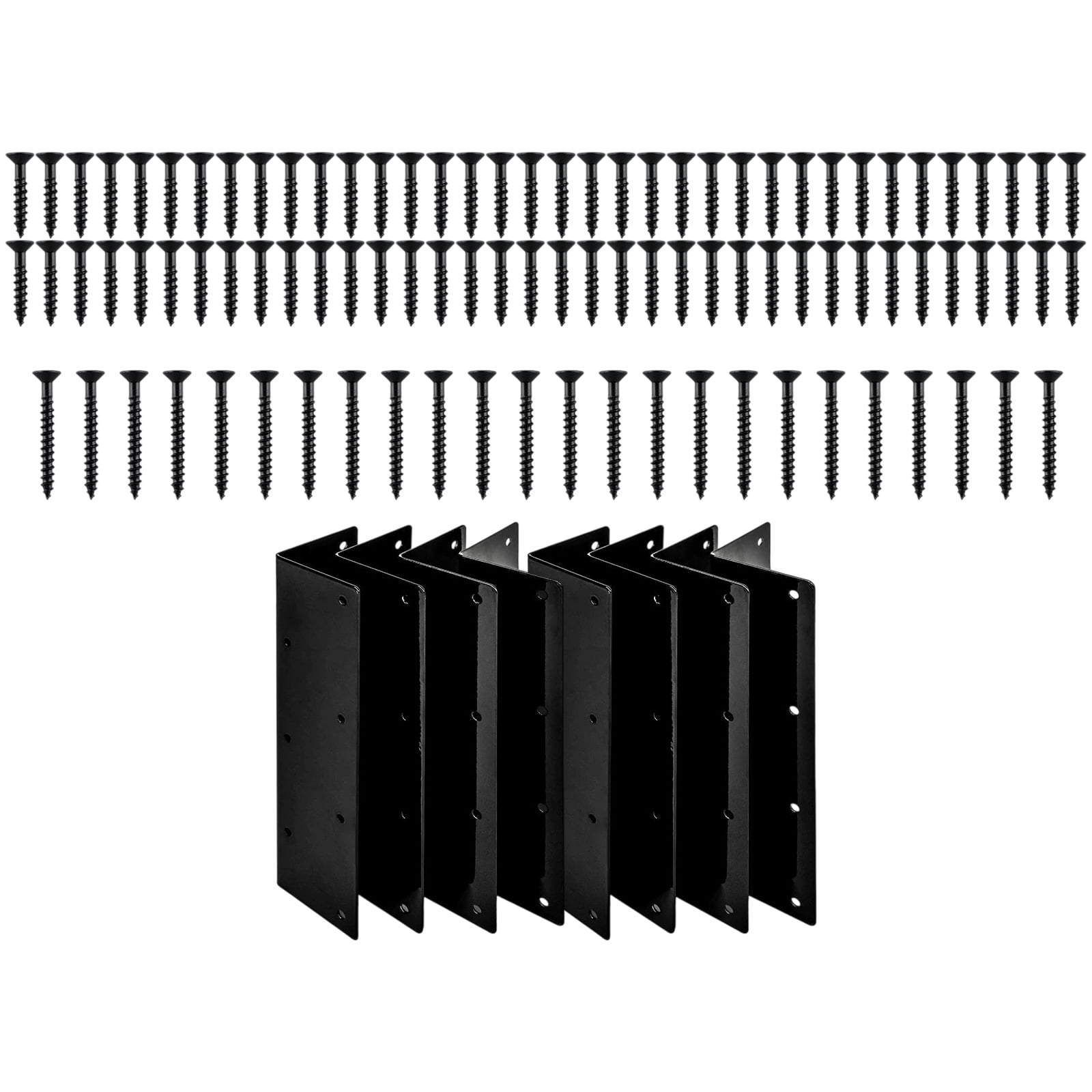 Pack of 4 Metal Garden Bed Corner Brackets Rustproof Stackable Raised ...
