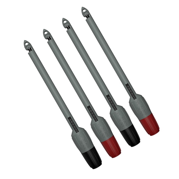 Pack of 4 Metal Plated Copper Probes Wire Piercing Probe for Automotive Electrical Diagnostics Multimeter Use