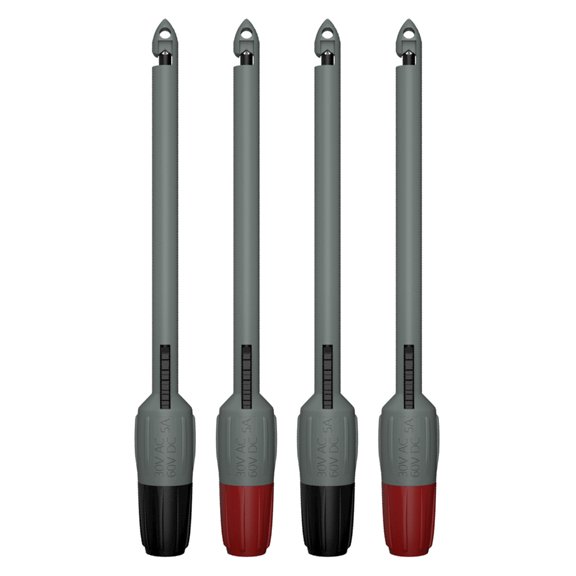 Pack of 4 Metal Plated Copper Test Probes Wire Piercing Probe for Automotive Electrical Diagnostics Multimeter Use