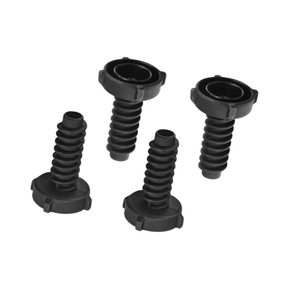 Pack of 4 Modifiable Leveling Feet for Washing Machine Plastic Regulator Legs